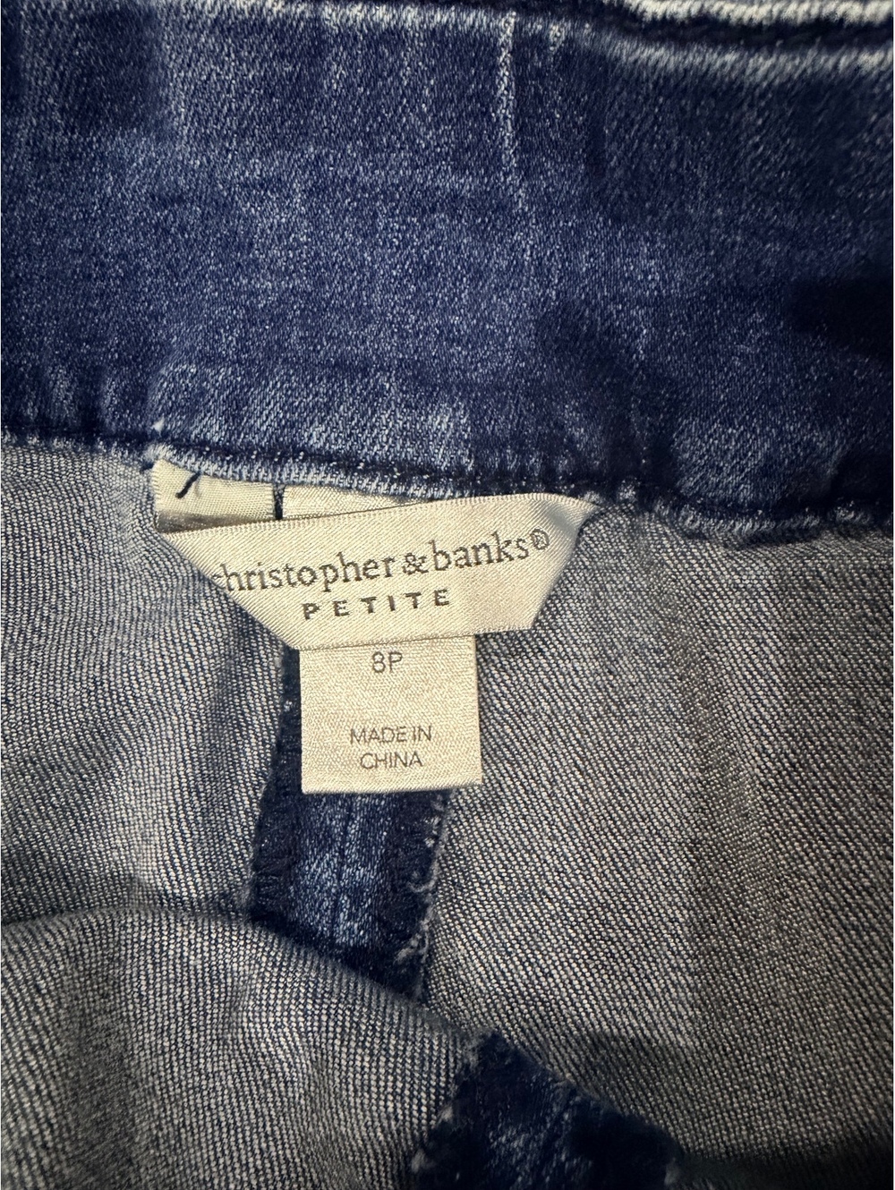 Christopher & Banks Petite Denim Skirt Size 8P - Picture 2 of 3